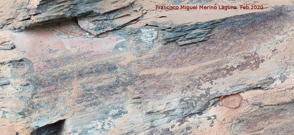 Pinturas rupestres del Abrigo del Guadal�n III - Pinturas rupestres del Abrigo del Guadal�n III. 