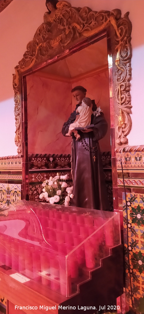 Santuario de los Remedios - Santuario de los Remedios. Hornacina del patio