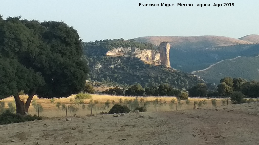 Piedra del Palo - Piedra del Palo. Desde los Llanos de Palomares