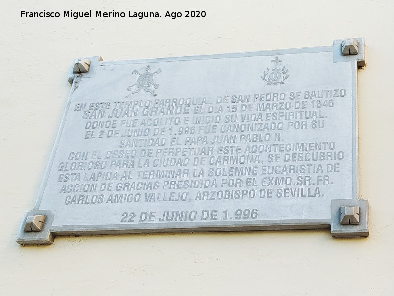 1996 - 1996. Iglesia de San Pedro - Carmona