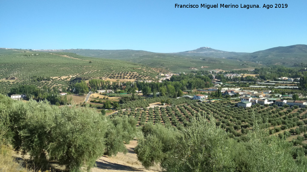 Castillo de Mogn - Castillo de Mogn. Comunicacin con Iznatoraf