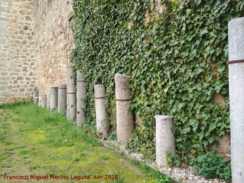 Castillo de la Coracera - Castillo de la Coracera. Fustes