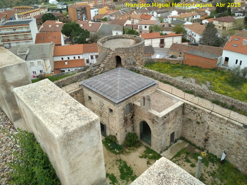 Castillo de la Coracera. Capilla - Castillo de la Coracera. Capilla. Desde la Torre del Homenaje