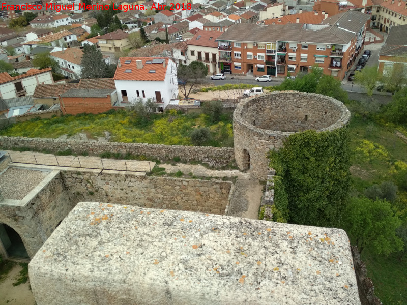 Castillo de la Coracera. Muralla - Castillo de la Coracera. Muralla. Desde la Torre del Homenaje