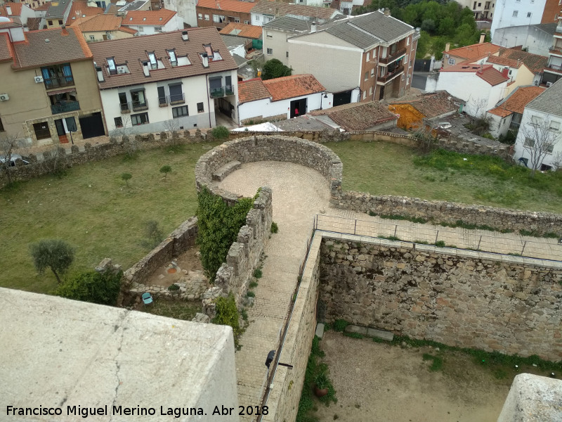 Castillo de la Coracera. Muralla - Castillo de la Coracera. Muralla. Desde la Torre del Homenaje