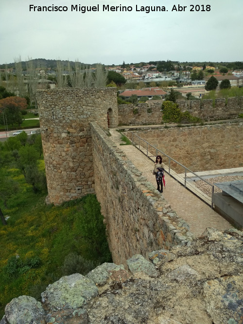 Castillo de la Coracera. Muralla - Castillo de la Coracera. Muralla. 