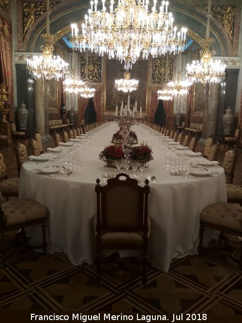 Palacio Real. Comedor de Gala - Palacio Real. Comedor de Gala. 