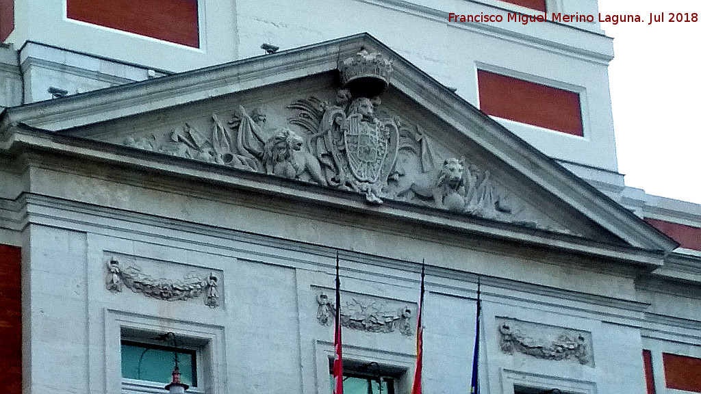 Casa de Correos - Casa de Correos. Escudo