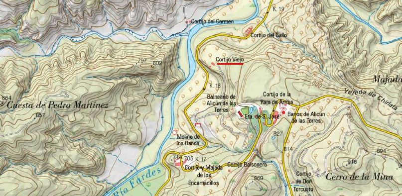 Cortijo Viejo - Cortijo Viejo. Mapa