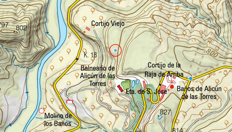 Cortijo Haza Baja del Toril - Cortijo Haza Baja del Toril. Mapa