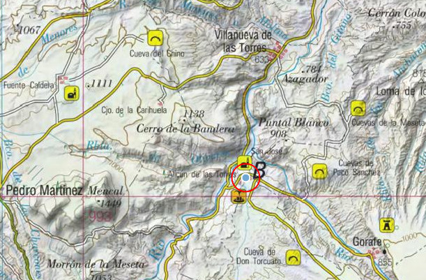 Alicn de las Torres - Alicn de las Torres. Mapa