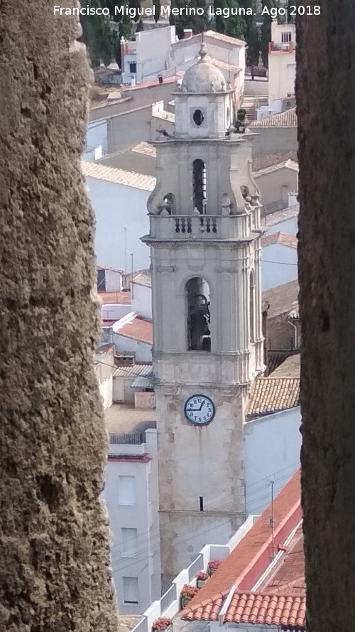 Iglesia de Santa Mara de la Misericordia - Iglesia de Santa Mara de la Misericordia. Campanario desde la Torre del Homenaje