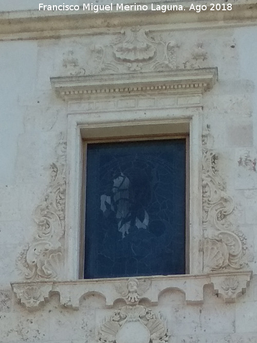 Iglesia de Santa Mara de la Misericordia - Iglesia de Santa Mara de la Misericordia. Vidriera