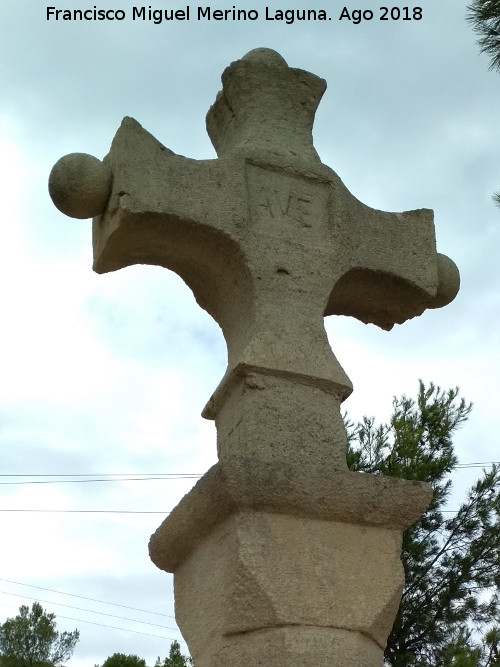 Cruz de Castalla - Cruz de Castalla. Parte trasera