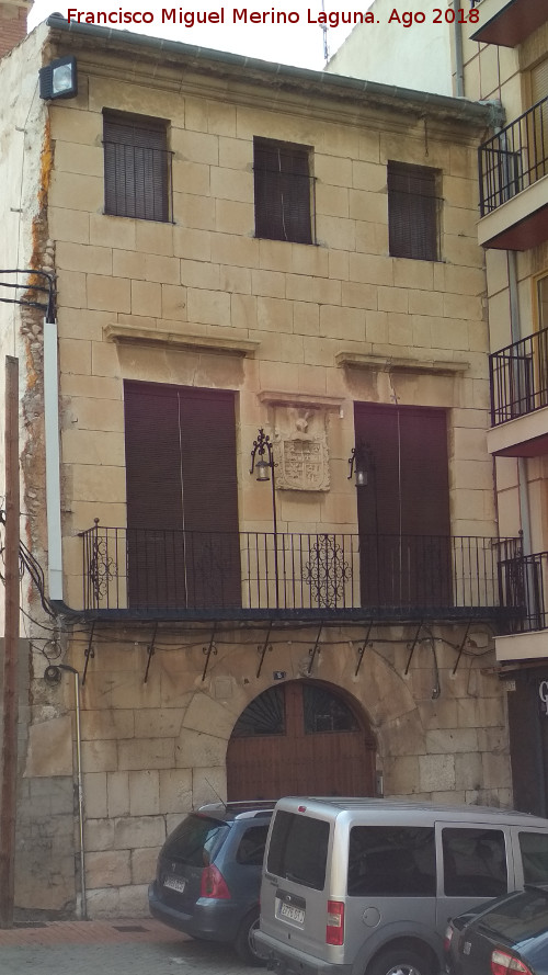 Casa de la Calle Vicente Navarro n 5 - Casa de la Calle Vicente Navarro n 5. Fachada