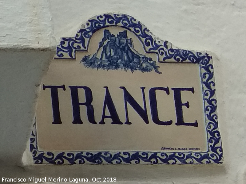 Calle Trance - Calle Trance. Placa