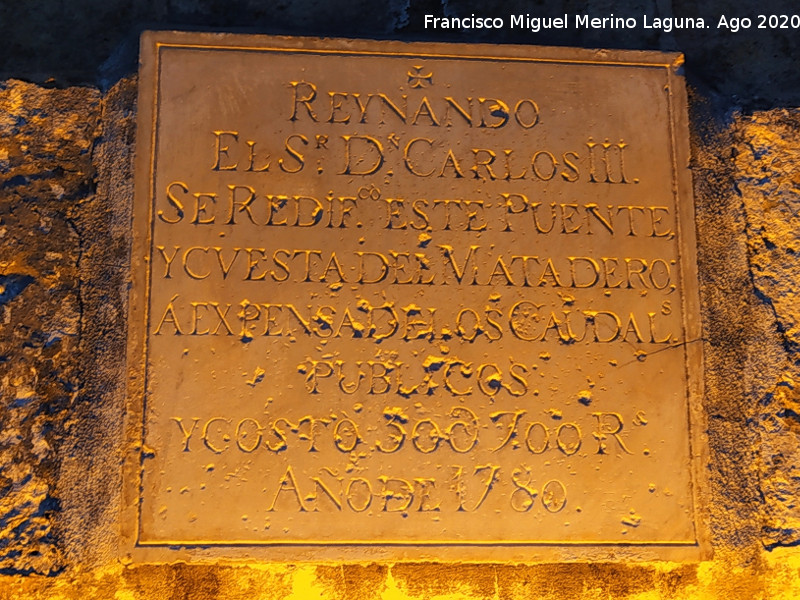 1780 - 1780. Puente de Carlos III - Alcal� de Guadaira