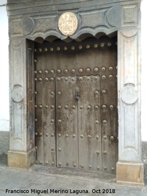 Casa de Don Bernardino de Parada - Casa de Don Bernardino de Parada. Puerta de clavazn