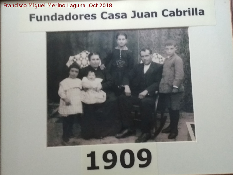 Casa Juan Cabrilla - Casa Juan Cabrilla. Fundadores en 1909