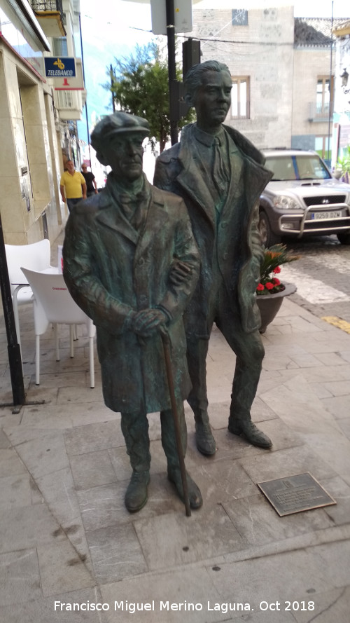 Escultura de Falla y Lorca - Escultura de Falla y Lorca. 