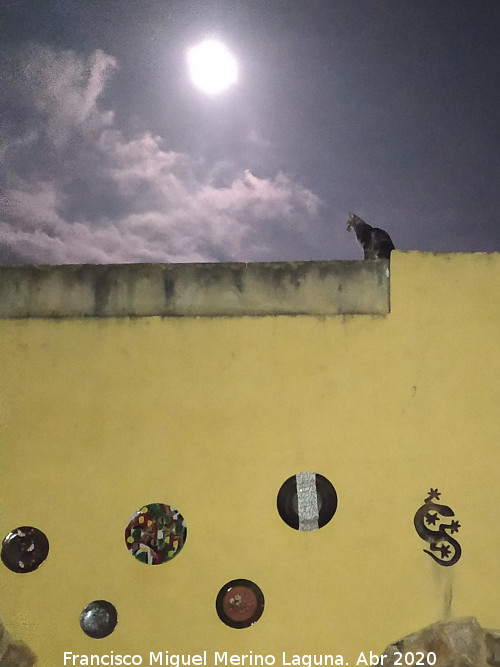 Luna - Luna. Superluna durante el confinamiento. Los Villares