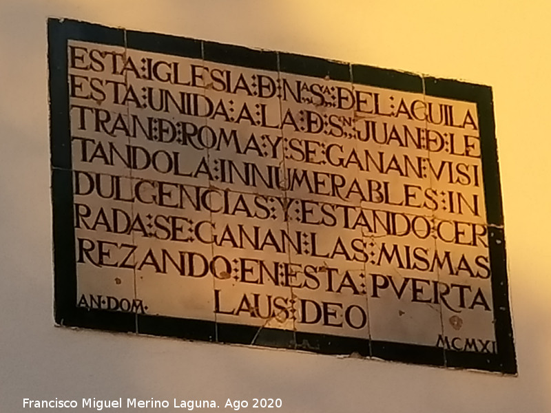 1911 - 1911. Santuario del �guila - Alcal� de Guadaira
