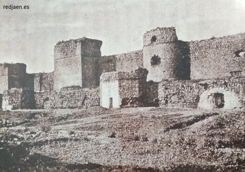 Castillo de los Guzmanes. Torre Cuadrangular Sur - Castillo de los Guzmanes. Torre Cuadrangular Sur. Foto antigua