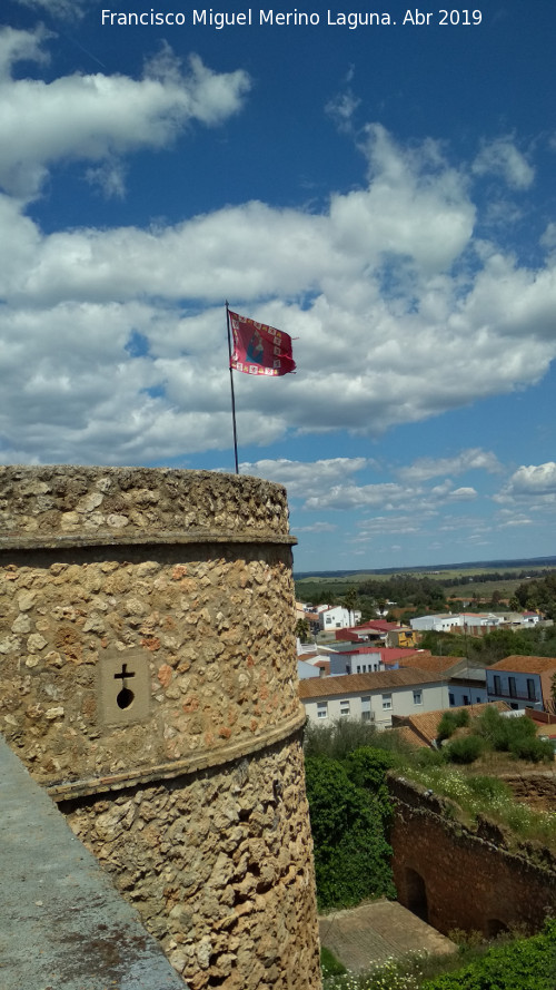 Castillo de los Guzmanes. Torre Circular Este - Castillo de los Guzmanes. Torre Circular Este. 