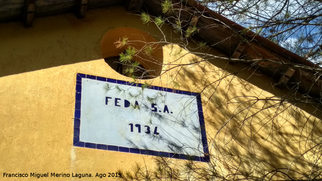 Fbrica de Luz del Barranco de la Canal - Fbrica de Luz del Barranco de la Canal. Ao 1934