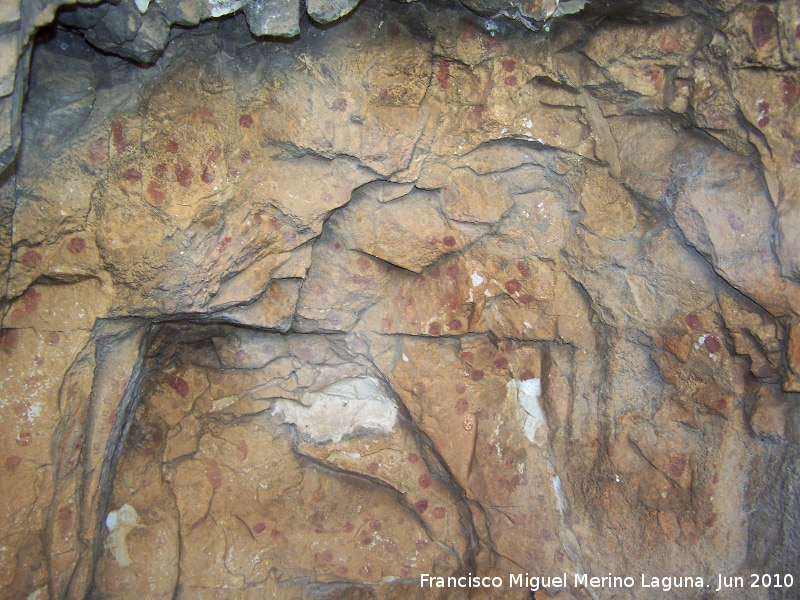 Pinturas rupestres de la Cueva de los Soles Abside VII - Pinturas rupestres de la Cueva de los Soles Abside VII. Puntos
