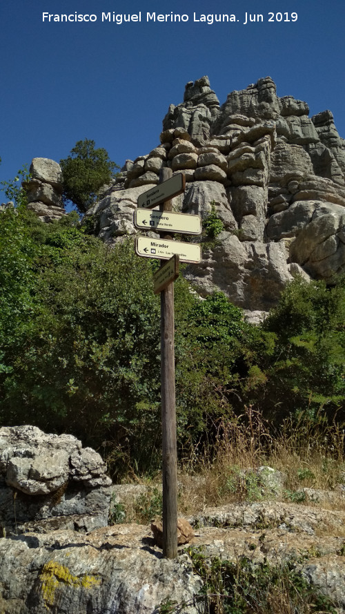 Torcal de Antequera. Ruta Verde - Torcal de Antequera. Ruta Verde. 