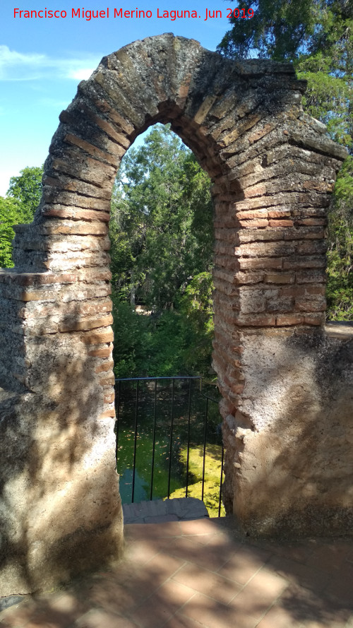 Carmen de los Mrtires. Torre - Carmen de los Mrtires. Torre. Arco de la azotea