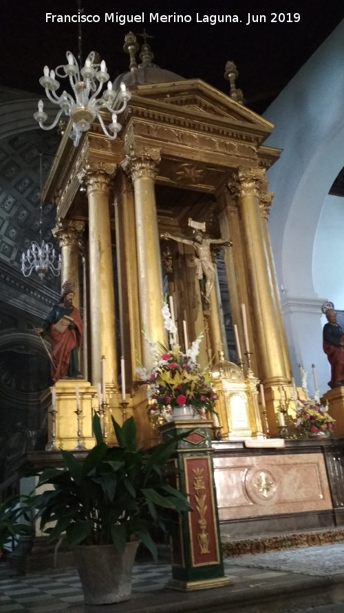 Iglesia de San Pedro y San Pablo. Interior - Iglesia de San Pedro y San Pablo. Interior. Tabernculo
