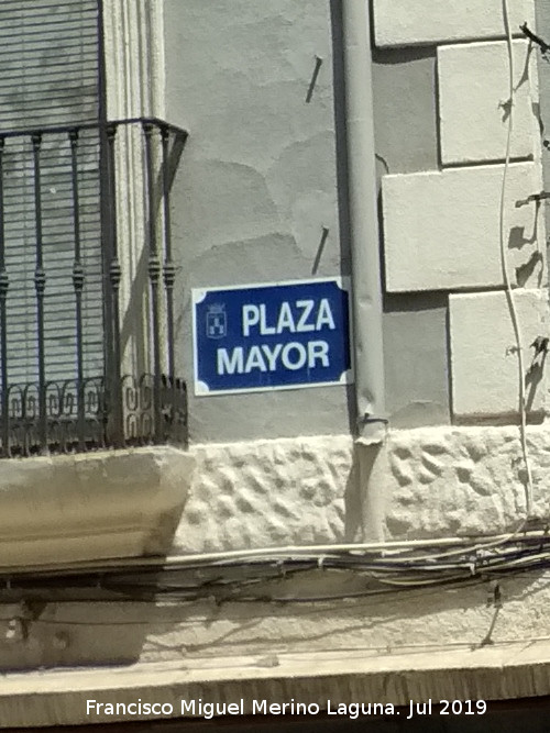 Plaza Mayor - Plaza Mayor. Placa