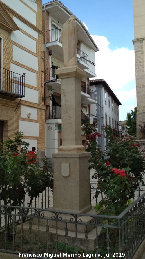 Monumento a la Inmaculada - Monumento a la Inmaculada. Parte trasera