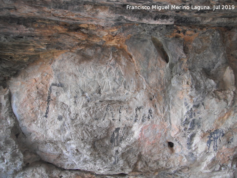 Inscripcin romana de la Cueva del Agua - Inscripcin romana de la Cueva del Agua. 