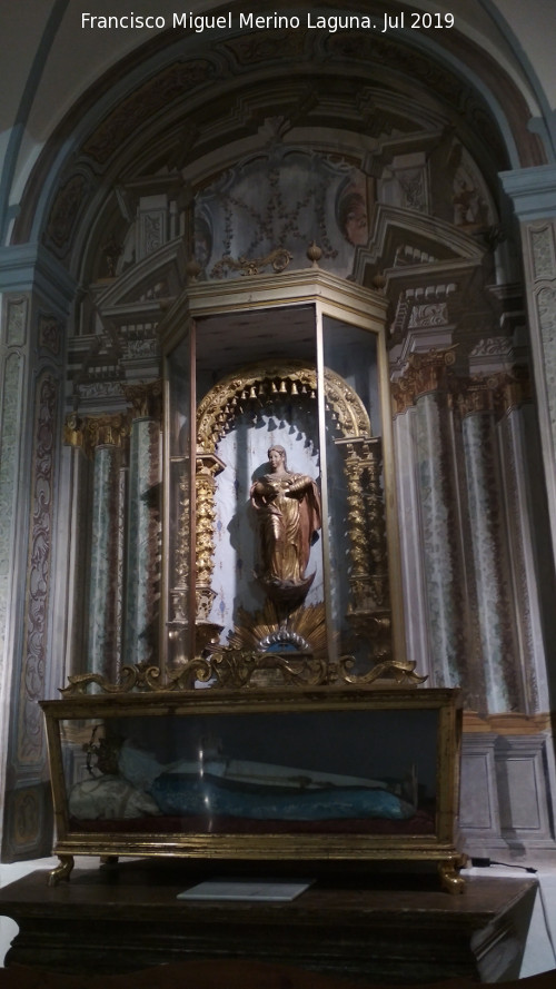 Iglesia de San Juan de Dios. Capilla de la Dormicin de la Virgen - Iglesia de San Juan de Dios. Capilla de la Dormicin de la Virgen. 