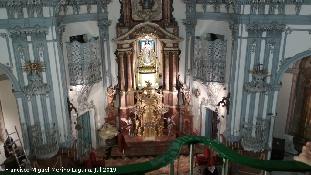 Iglesia de San Juan de Dios. Capilla Mayor - Iglesia de San Juan de Dios. Capilla Mayor. Desde un balcn interior