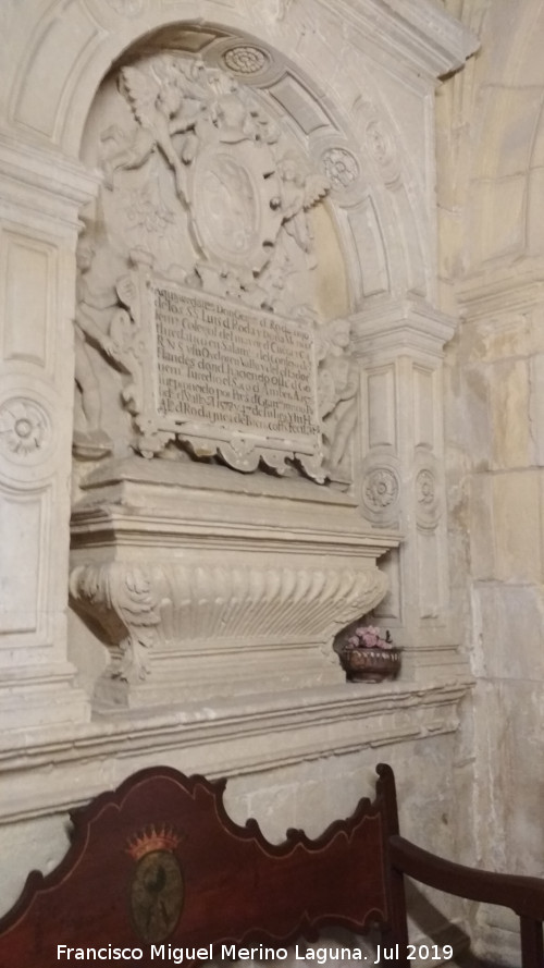 Catedral de Santa Mara. Capilla de Jernimo de Roda - Catedral de Santa Mara. Capilla de Jernimo de Roda. Sepulcro