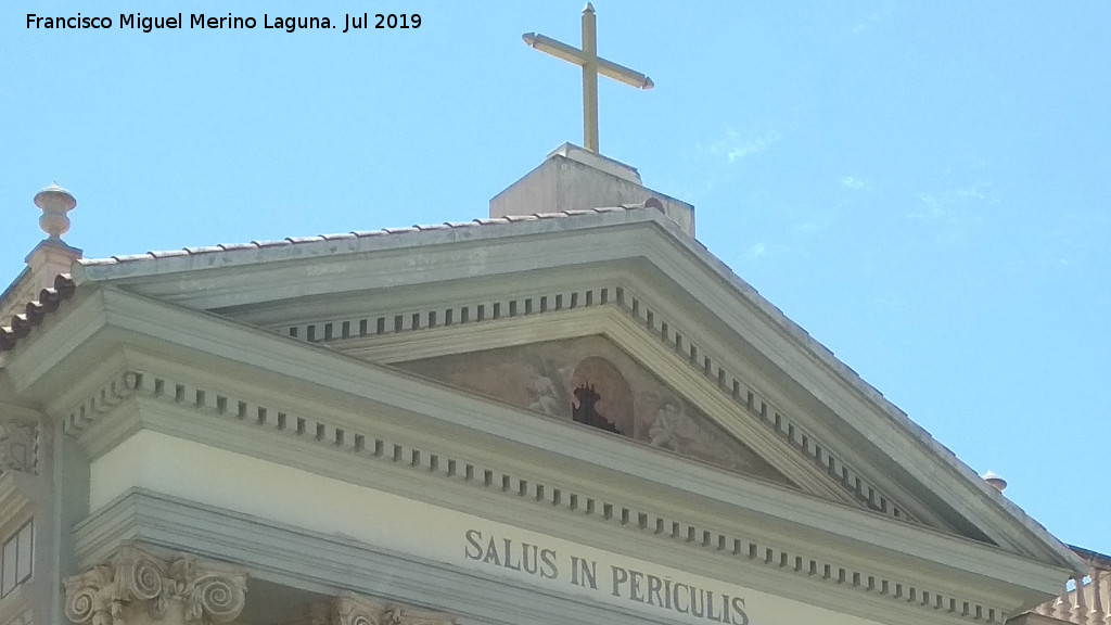 Templete de la Virgen de los Peligros - Templete de la Virgen de los Peligros. Frontn