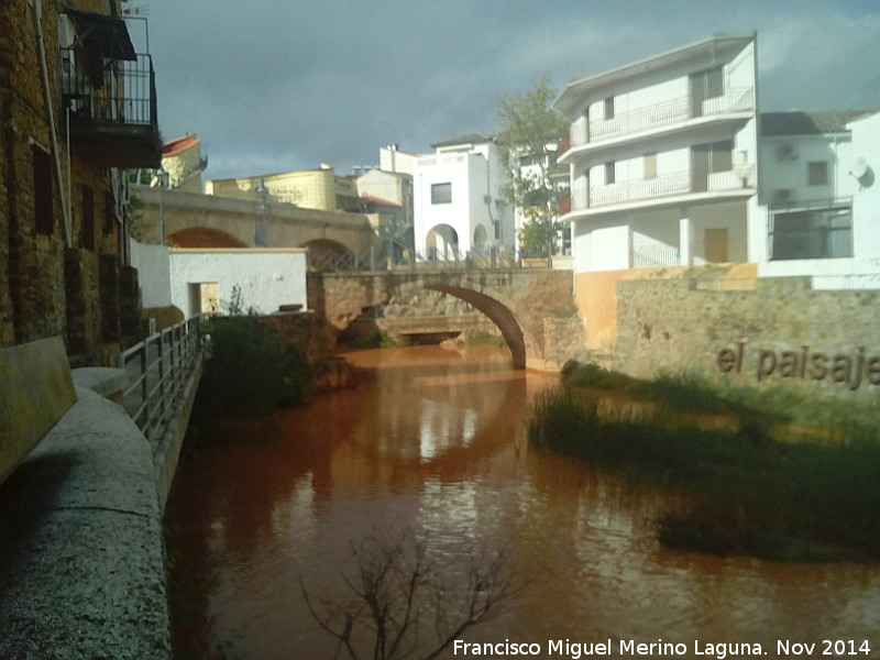 Paseos por el Ro Guadalimar - Paseos por el Ro Guadalimar. Puente romano y al fondo el Puente Nuevo