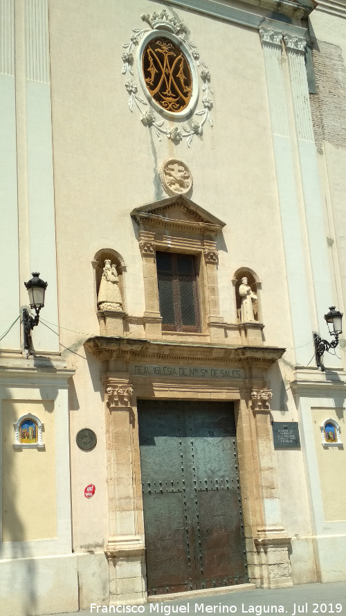 Iglesia de la Virgen de Sales - Iglesia de la Virgen de Sales. Portada