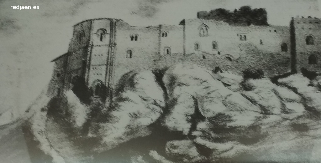 Santiago Ramn y Cajal - Santiago Ramn y Cajal. Dibujo del Castillo de Loarre hecho por Cajal a los 10 aos. Ciudad de las Ciencias - Valencia