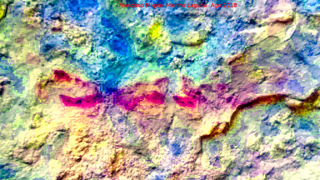 Pinturas rupestres y grabados de la Cueva de Mingo Lpez - Pinturas rupestres y grabados de la Cueva de Mingo Lpez. Tratada con Dstretch