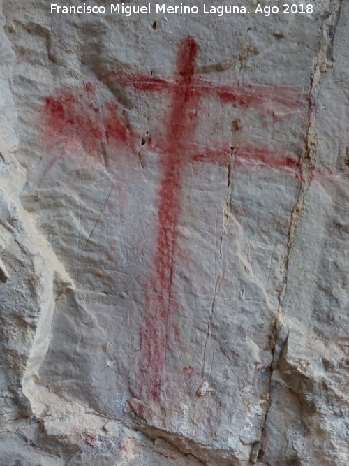 Pinturas rupestres y grabados de la Cueva de Mingo Lpez - Pinturas rupestres y grabados de la Cueva de Mingo Lpez. Graffiti histrico?