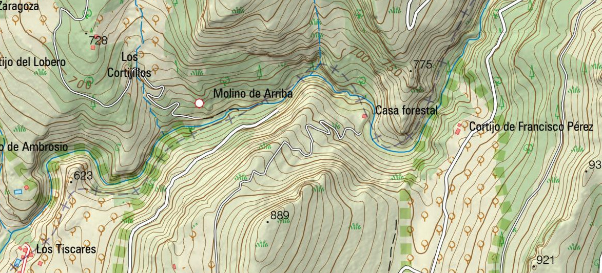 Casa Forestal del Ro Caamares - Casa Forestal del Ro Caamares. Mapa