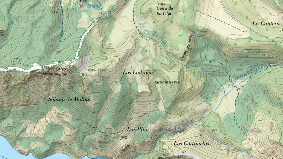 Las Pilas - Las Pilas. Mapa