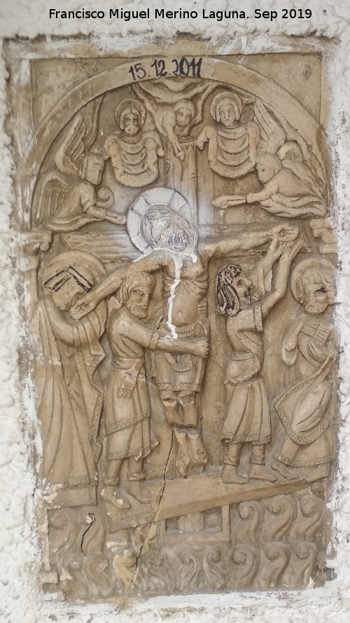 Pilar del Va Crucis - Pilar del Va Crucis. Relieve