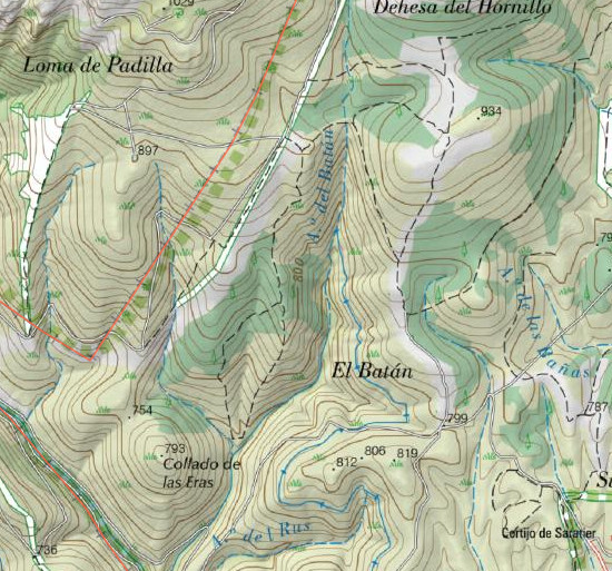 Arroyo del Batn - Arroyo del Batn. Mapa