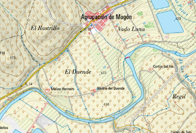 Cortijo Mendoza - Cortijo Mendoza. Mapa